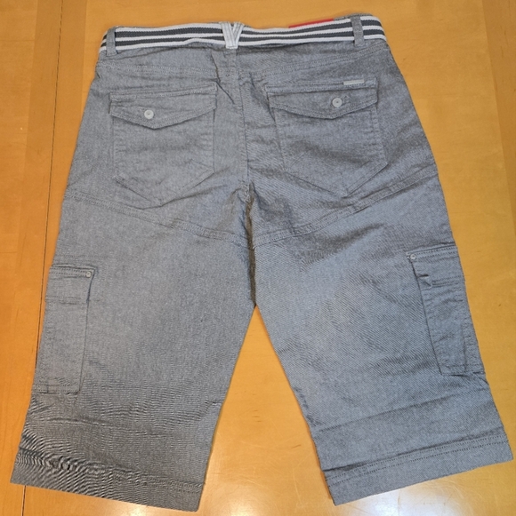 Point Zero Men's Gray Cargo Pants with Belt - Picture 6 of 6